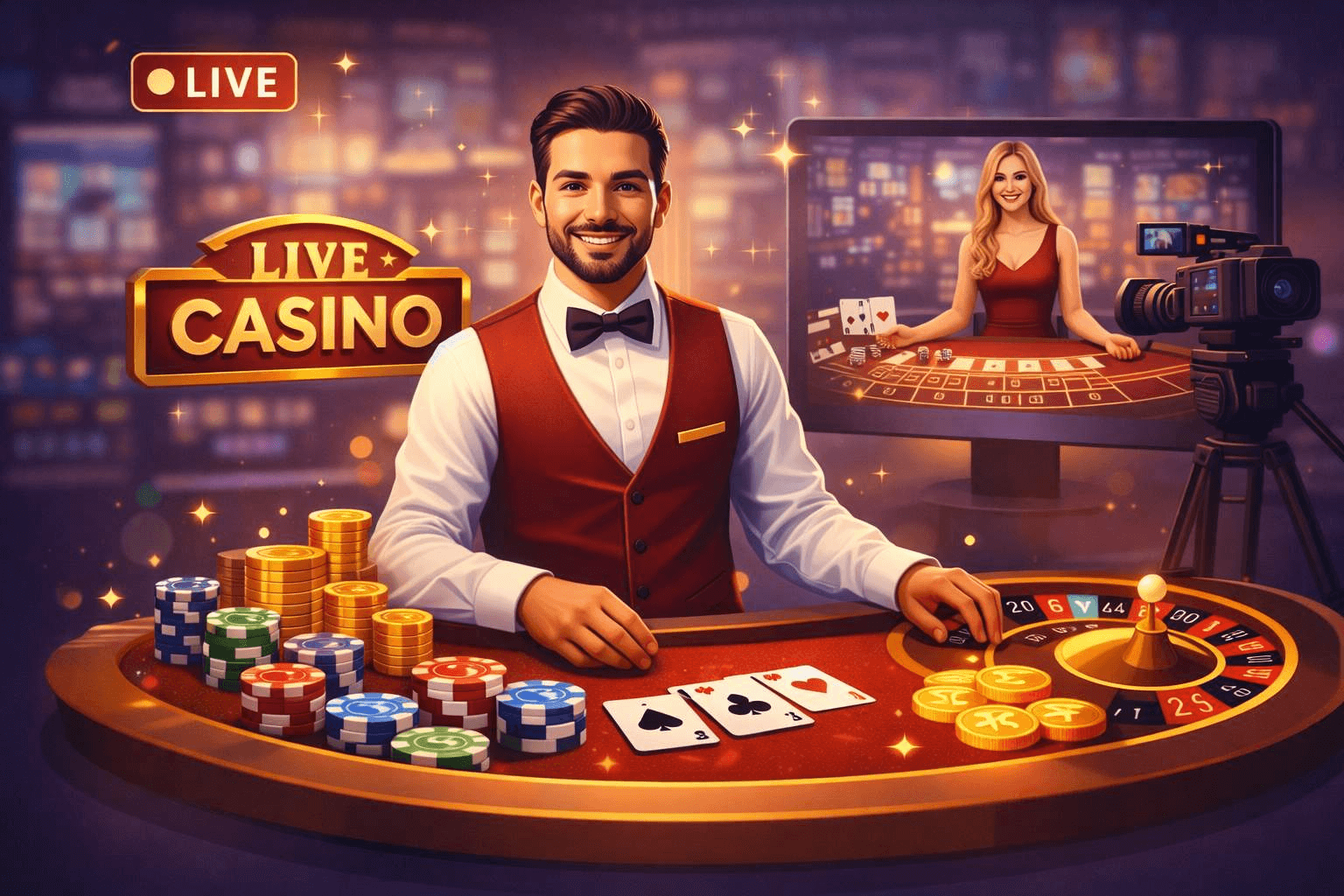 Élő kaszinó játékok